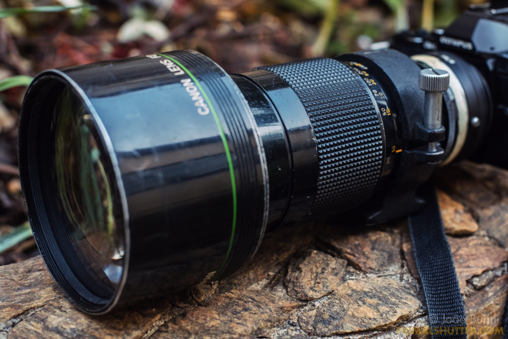 canon telephoto lens adapted on micro four thirds olympus